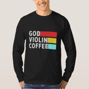 Christlicher Violinist Church Worship Violin Playe T-Shirt
