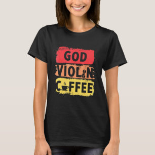 Christlicher Violinist Church Worship Violin Playe T-Shirt