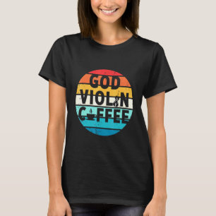 Christlicher Violinist Church Worship Violin Playe T-Shirt