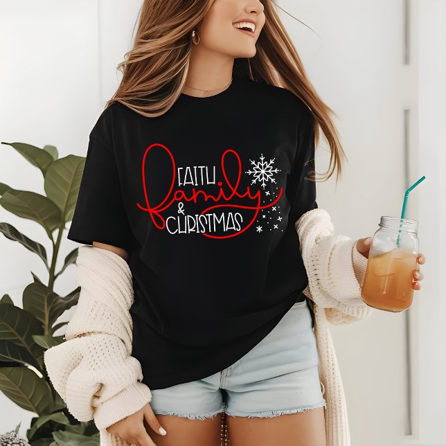 Christlicher Weihnachtsanfang - Familienangebot Tri-Blend Shirt (Von Creator hochgeladen)