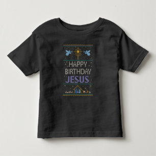 Christlicher Weihnachtskraut Glückwunsch Geburtsta Kleinkind T-shirt