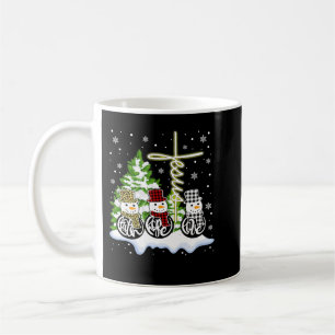 Christlicher Weihnachtsmann Hoffnung Liebe Snowman Kaffeetasse