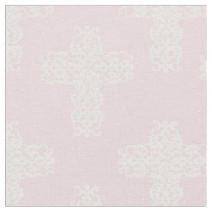 Christlicher Weißer Damast in Rosa Stoff