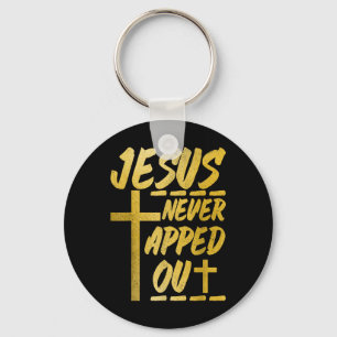 Christlicher Wrestling MMA-Ringer Jesus Never Tapp Schlüsselanhänger
