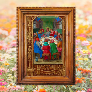 Christliches Abendmahl Jesus Eucharist das Osterfe Poster