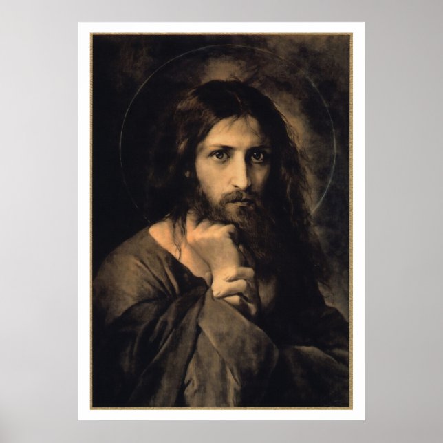 Christliches Andachtsbild Poster (Vorne)