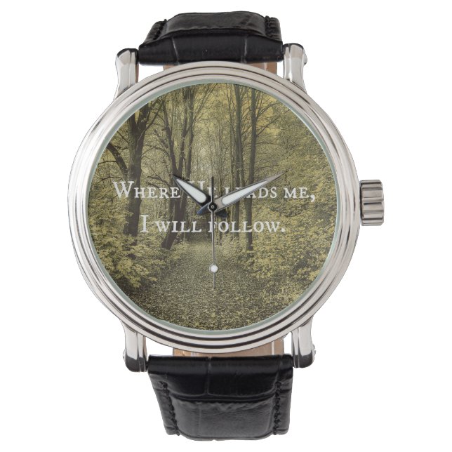 Christliches Angebot Armbanduhr (Vorderseite)