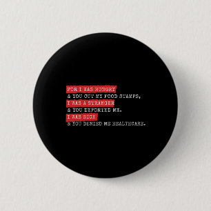 Christliches Anti-Trump-Least-Of-These-Shirt Button