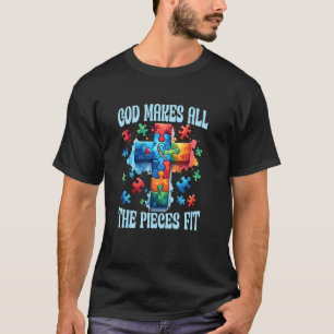 Christliches Autismus-Bewusstsein Gott Macht Die S T-Shirt