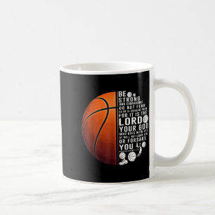 Christliches Basketball-Deuteronomium 31 6 Glauben Kaffeetasse