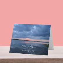 Christliches Beileid Vielen Dank Note Card