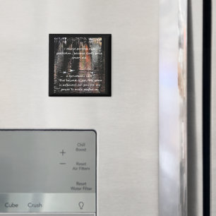 Christliches Bejahungszitat & entsprechende Bibel Magnet