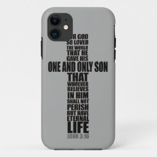 Christliches Bibel-Vers-John-3:16 Case-Mate iPhone Hülle