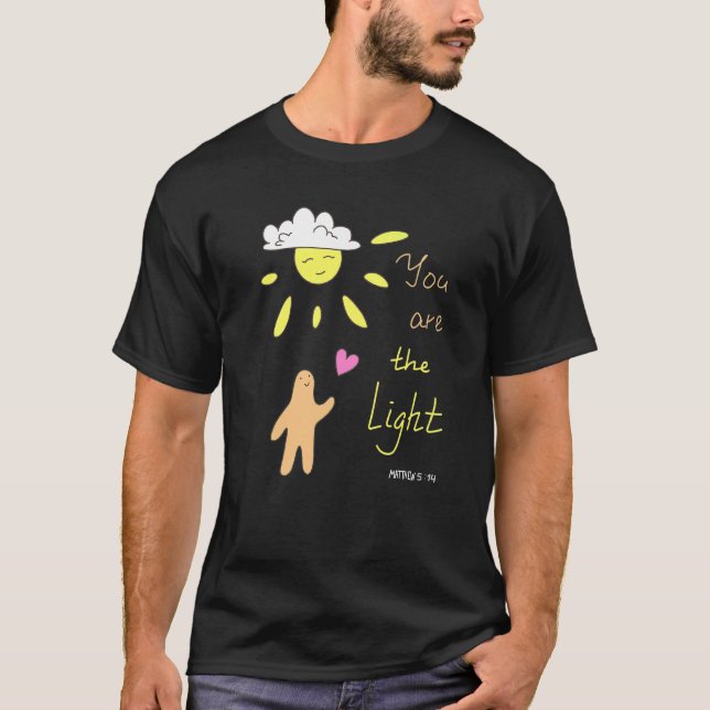 Christliches Bibelangebot Matthew 514 Zitat Sie si T-Shirt (Vorderseite)
