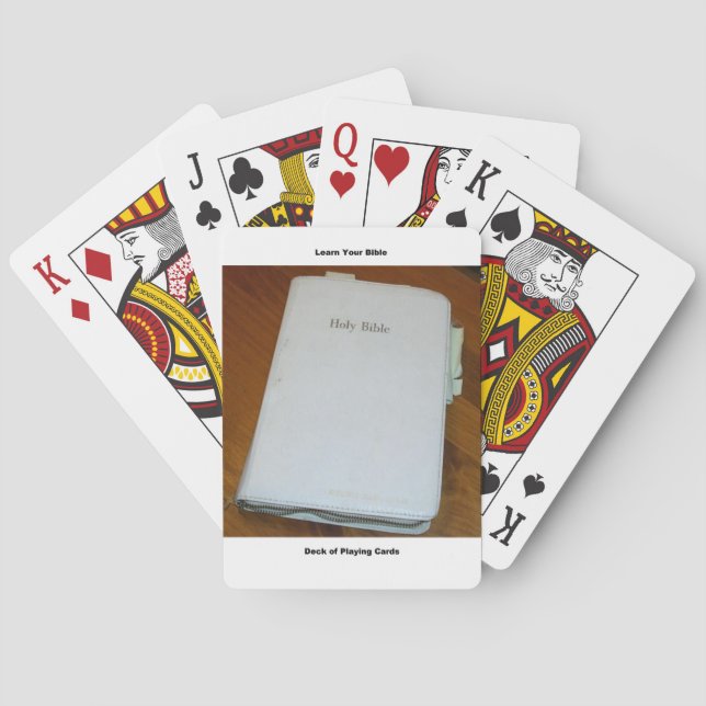 Christliches Bibellernen Kartenhalter Spielkarten (Rückseite)