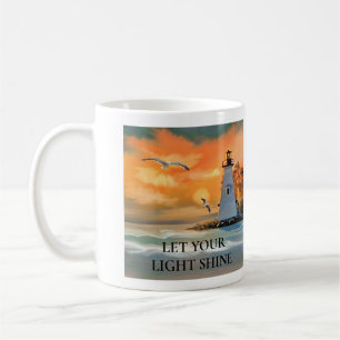 Christliches Bibelvers Lassen Sie Ihr Licht leucht Kaffeetasse