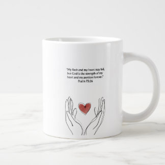 Christliches Bibelvers-Tasse | Ermutigungsgeschenk Jumbo-Tasse