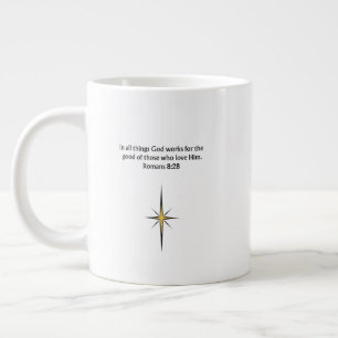 Christliches Bibelvers-Tasse Glaubensgeschenk Jumbo-Tasse