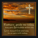 Christliches Bibelverse-Poster Poster<br><div class="desc">Christliches Schrift-Poster</div>