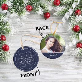 Christliches Bibelverse Typografie Abschluss Foto Keramik Ornament