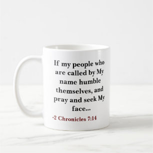 Christliches biologisches Vers Kaffeetasse