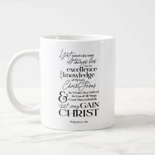 Christliches Biologitat Jumbo-Tasse