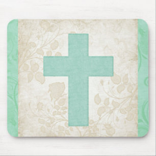 Christliches Blaukreuz Mousepad
