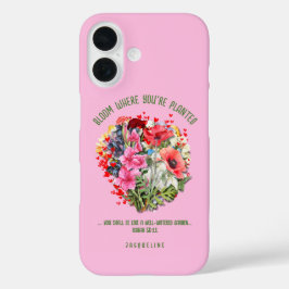Christliches BLOOM, IN DEM SIE PLANTIERT SIND iPhone 16 Hülle