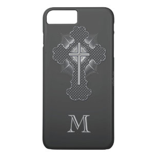 Christliches Chromkreuz-Graumonogramm title_seo2