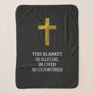 Christliches Cross - Illegal in über 50 Ländern Sherpadecke