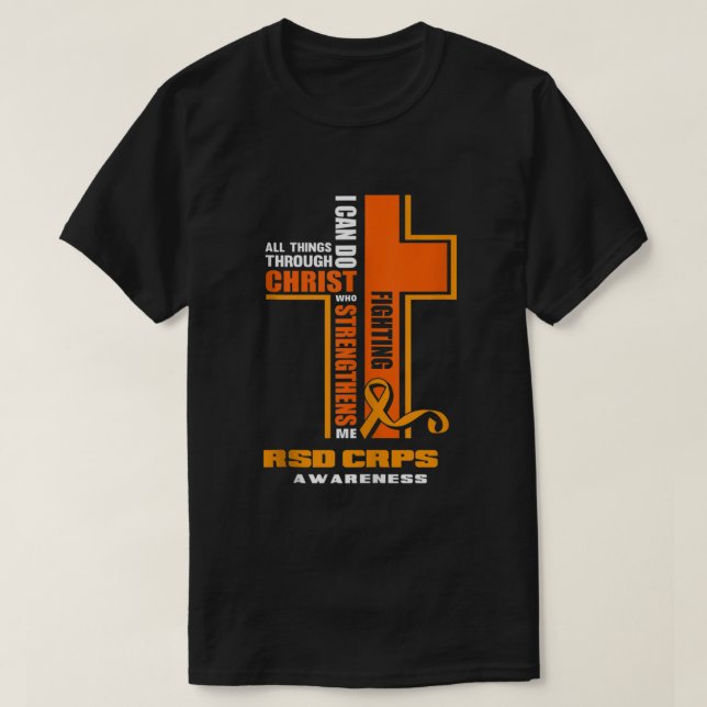 Christliches CRPS Warrior Fighter RSD CRPS-Bewusst T-Shirt (Design vorne)