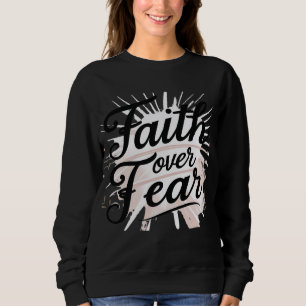 Christliches Damen-Sweatshirt – “Glaube statt Angs Sweatshirt