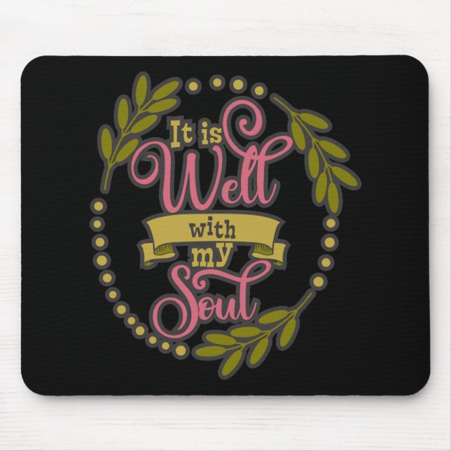 Christliches Design - gut mit meinem Soul Mousepad (Vorne)