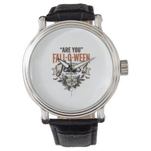 Christliches Fall-O-Ween Jesus Vintage Gravur Shir Armbanduhr