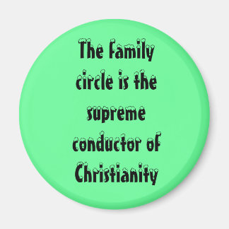 Christliches Familienmagnet Magnet