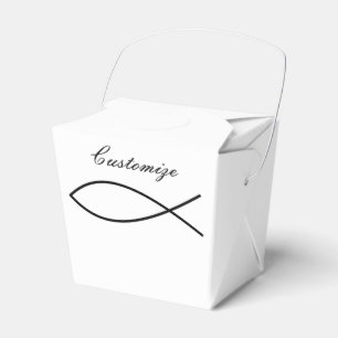 Christliches Fischsymbol Ichthys Thunder_Cove Geschenkschachtel