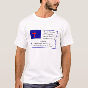 Christliches Fkag und Bürgschaft zur christlichen T-Shirt