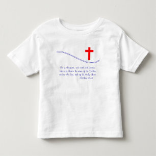 Christliches Flag Inspiriert Kleinkind T-shirt