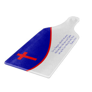 Christliches Flag Inspiriert Schneidebrett