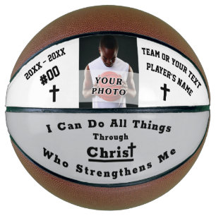 Christliches Foto und vollständig, anpassbarer Ba Basketball