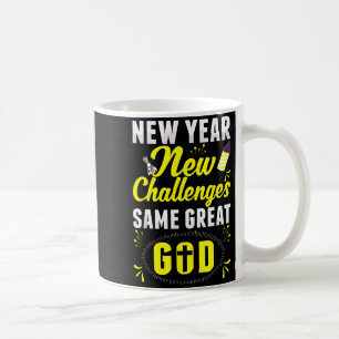 Christliches Frohes Neues Jahr Neue Herausforderun Kaffeetasse