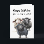 Christliches Gebet für Friend Geburtstag Schafe Sp Feiertagskarte<br><div class="desc">Christliches Gebet für die Freundin Geburtstag und lustiges Schaf</div>