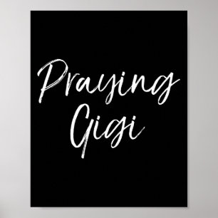 Christliches Gebet Muttertagsgeschenk für Oma Pra Poster