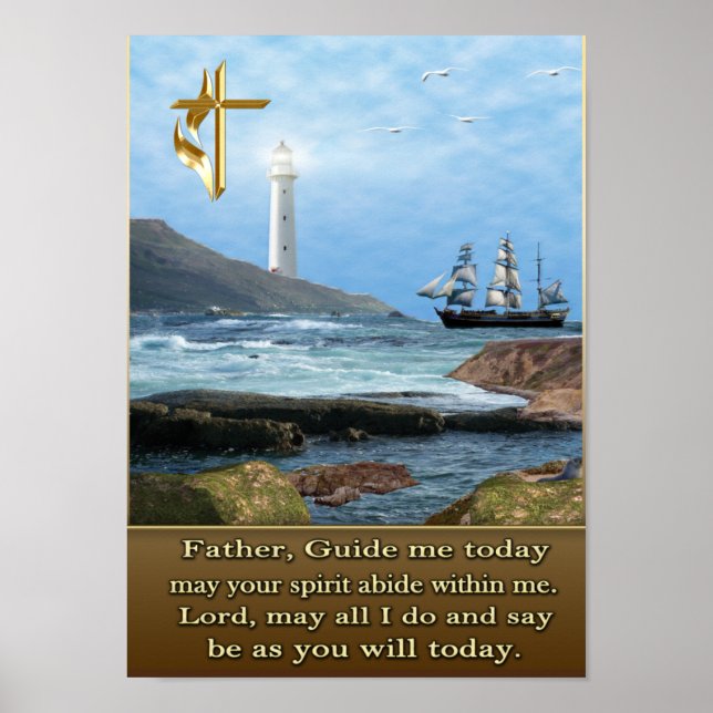 Christliches Gebet-Poster Poster (Vorne)
