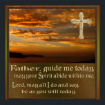 christliches Gebet-Poster Poster<br><div class="desc">Christliche Schriftsymbole</div>