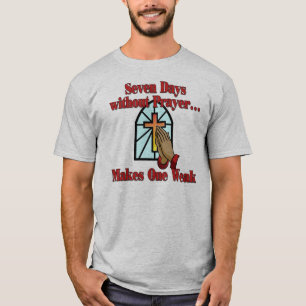 Christliches Gebets-T-Shirt, Lustige Christliche T T-Shirt