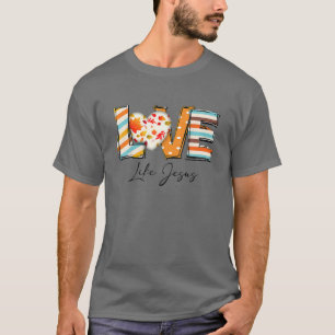 Christliches Geschenk Cheetah Leopard Liebe wie Je T-Shirt