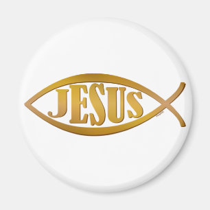 Christliches Geschenk des Jesus-Fischsymbols Magnet