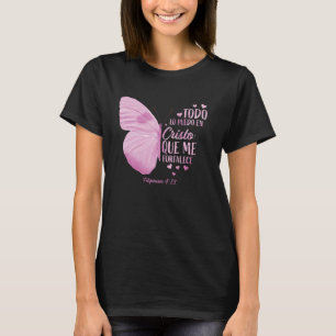 Christliches Geschenk Frauen Spanische Religionsge T-Shirt