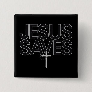 Christliches Geschenk Jesus Glaube Bibelvers Button